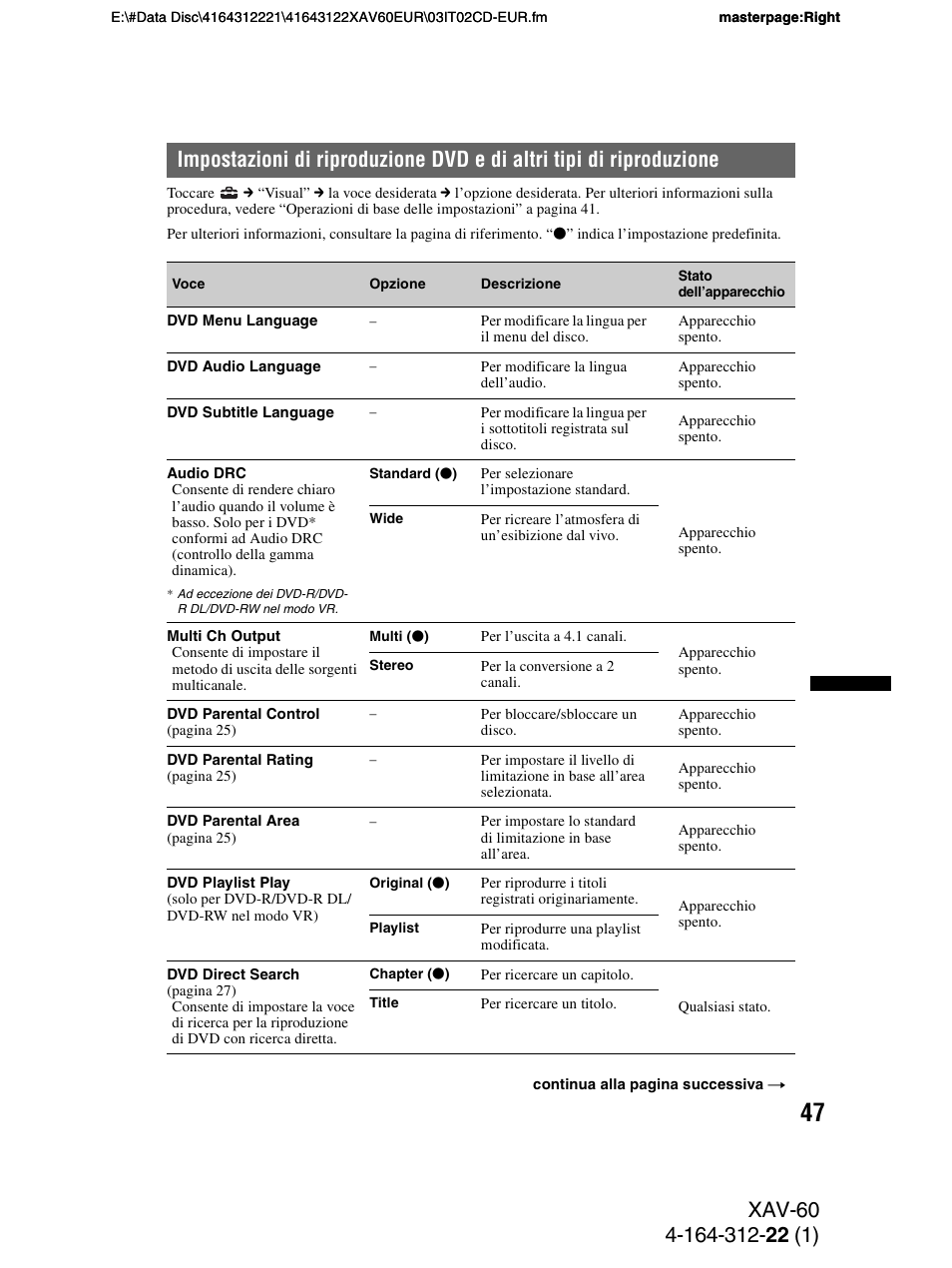 Sony XAV-60 User Manual | Page 169 / 188