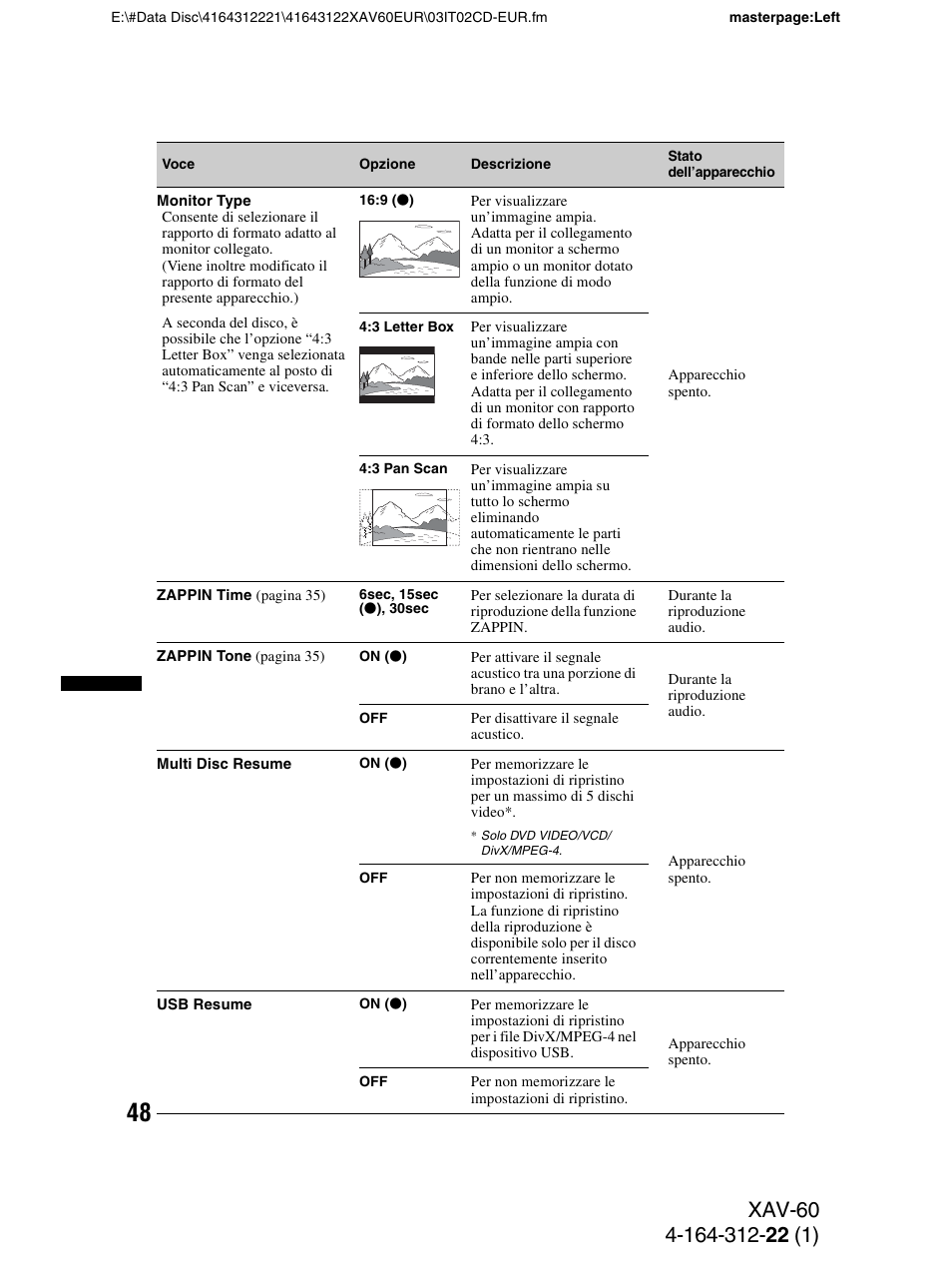 Sony XAV-60 User Manual | Page 170 / 188