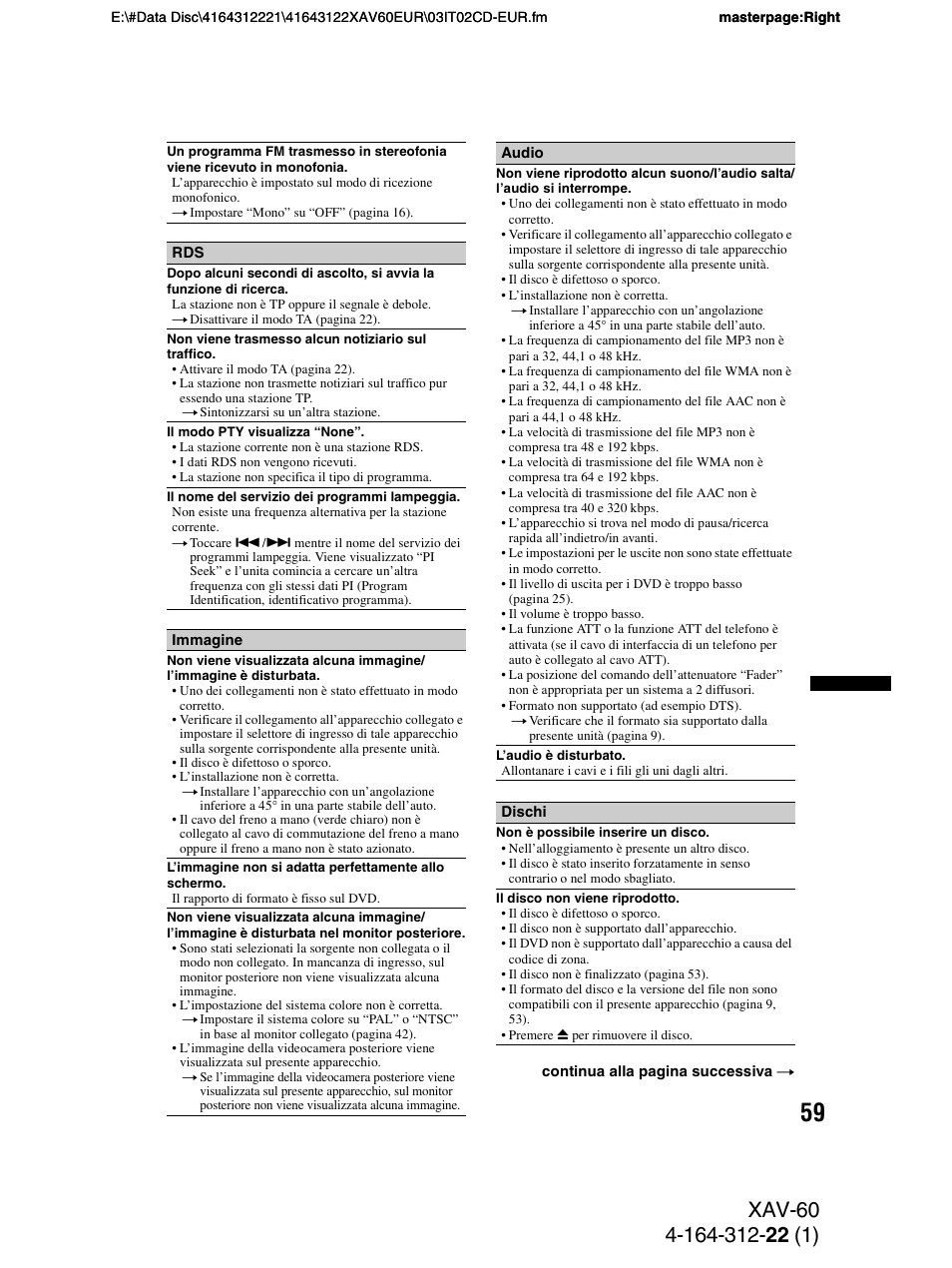 Sony XAV-60 User Manual | Page 181 / 188