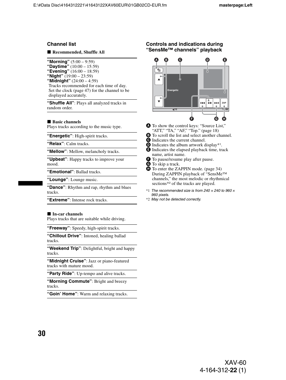 Sony XAV-60 User Manual | Page 30 / 188