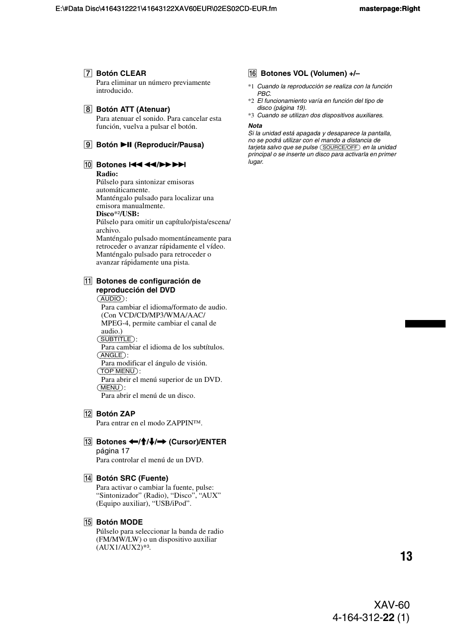 Sony XAV-60 User Manual | Page 71 / 188