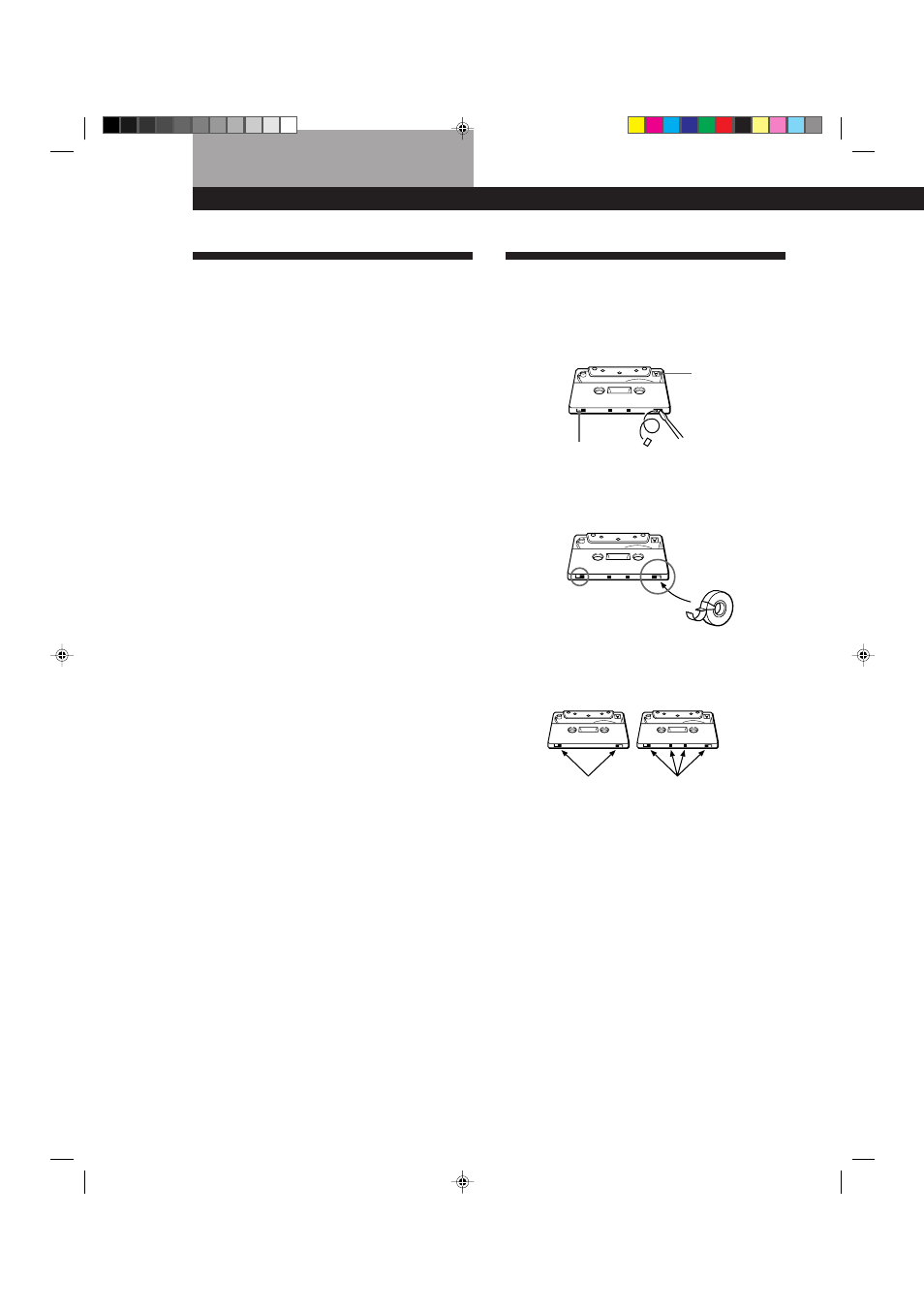 Zur besonderen beachtung, Hinweise zu den cassetten, Sonstiges | Sony TC-WE725 User Manual | Page 18 / 92