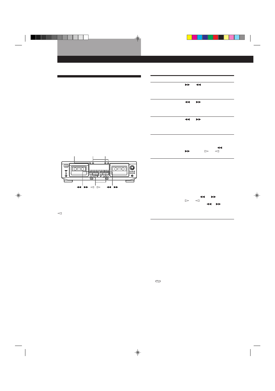 Speciale afspeelfuncties | Sony TC-WE725 User Manual | Page 30 / 92