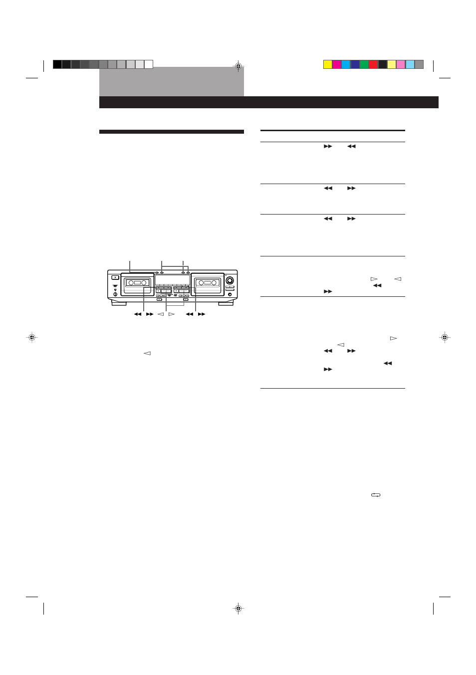 Avancerat tillvägagångssätt vid bandavspelning | Sony TC-WE725 User Manual | Page 52 / 92