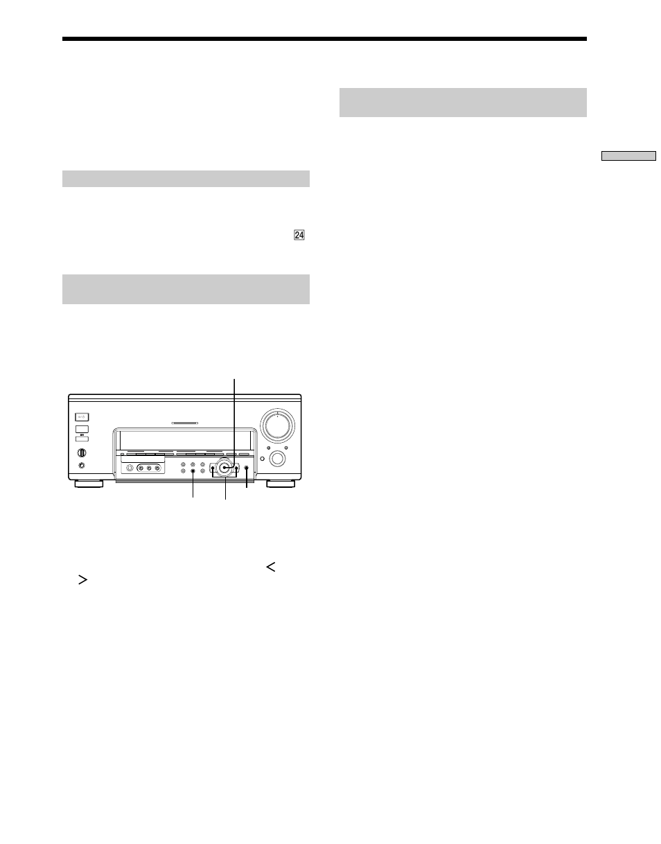 Vorbereitende setup-einstellungen, Vor dem einschalten des verstärkers, So wird der speicher des verstärkers gelöscht | Multi channel decoding, Audio split digital / analog, Sound field, Sound field preset mode analog direct | Sony TA-VA777ES User Manual | Page 15 / 228