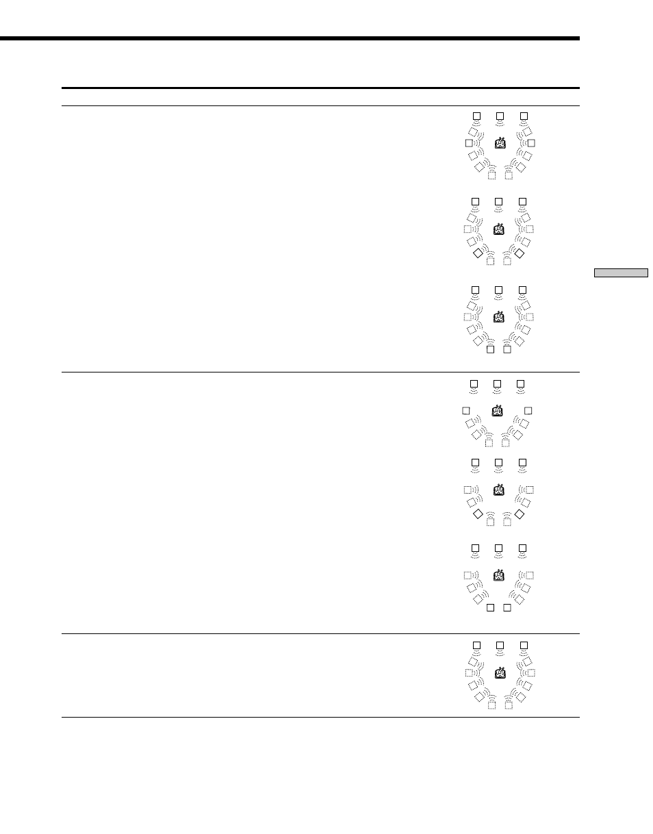 Wiedergabe mit surr oundklang, Schallfeld effekt hinweise | Sony TA-VA777ES User Manual | Page 29 / 228