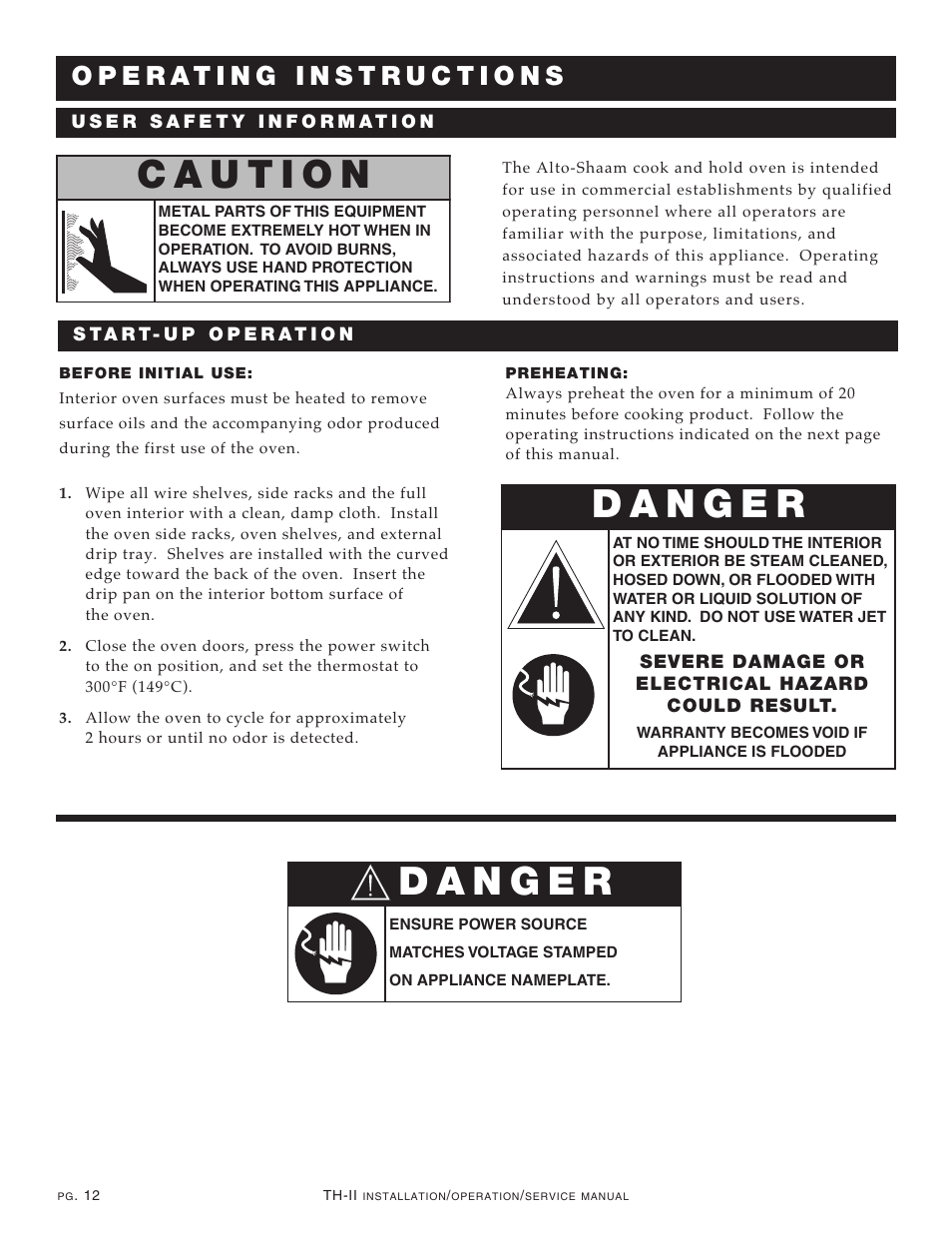 Alto-Shaam 1000-TH-II User Manual | Page 13 / 31