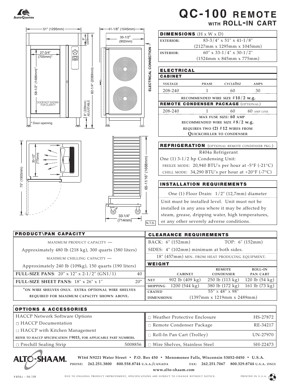 Q c - 1 0 0, Roll | Alto-Shaam QC-100 REMOTE User Manual | Page 2 / 2