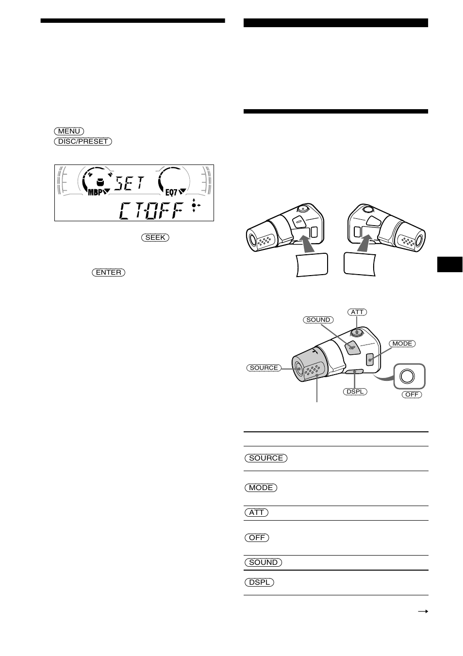 Altre funzioni, Uso del comando a rotazione, 19 impostazione automatica dell’orologio | Sony CDX-CA650V User Manual | Page 101 / 138