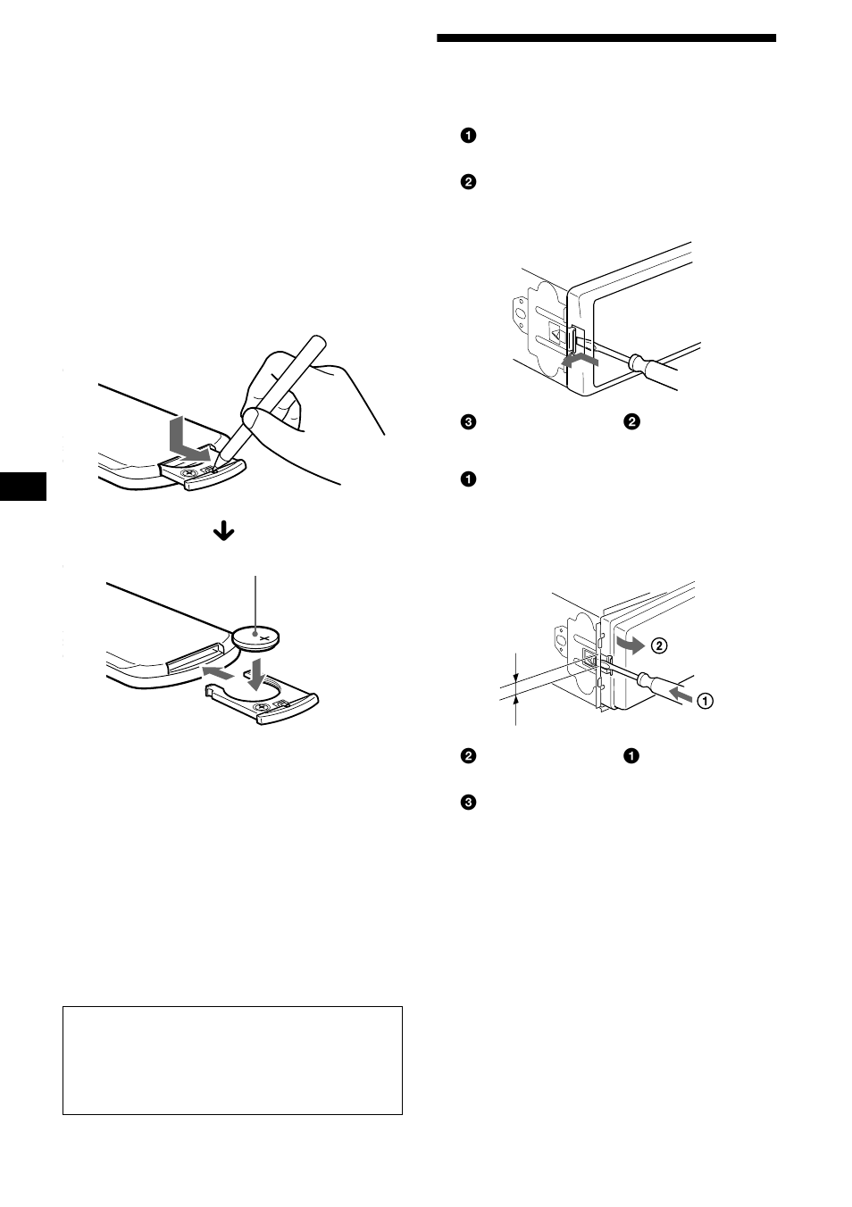 Estrazione dell’apparecchio | Sony CDX-CA650V User Manual | Page 106 / 138