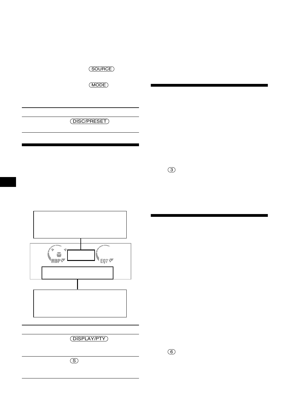 Weergave via het uitleesvenster, Tracks herhaaldelijk afspelen, Tracks afspelen in willekeurige volgorde | Sony CDX-CA650V User Manual | Page 120 / 138