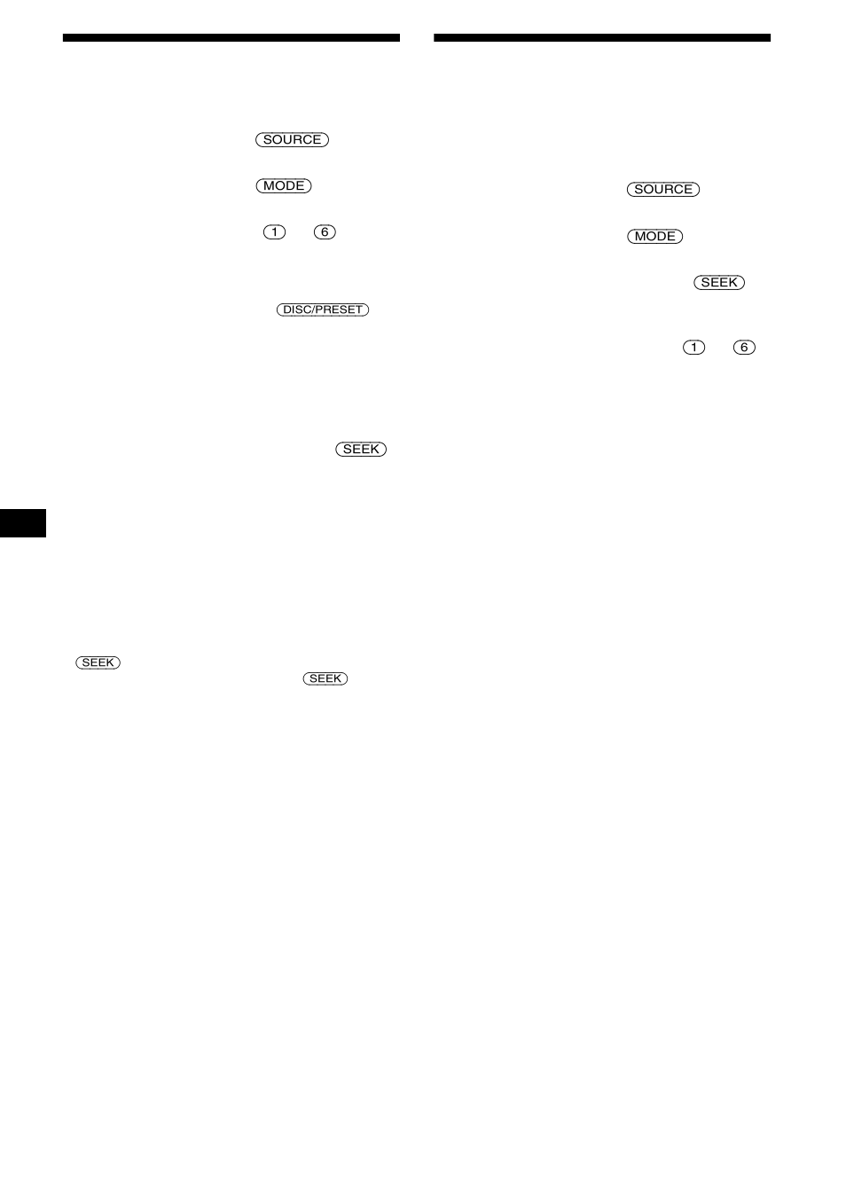 14 opgeslagen zenders ontvangen, Alleen bepaalde zenders vastleggen | Sony CDX-CA650V User Manual | Page 124 / 138