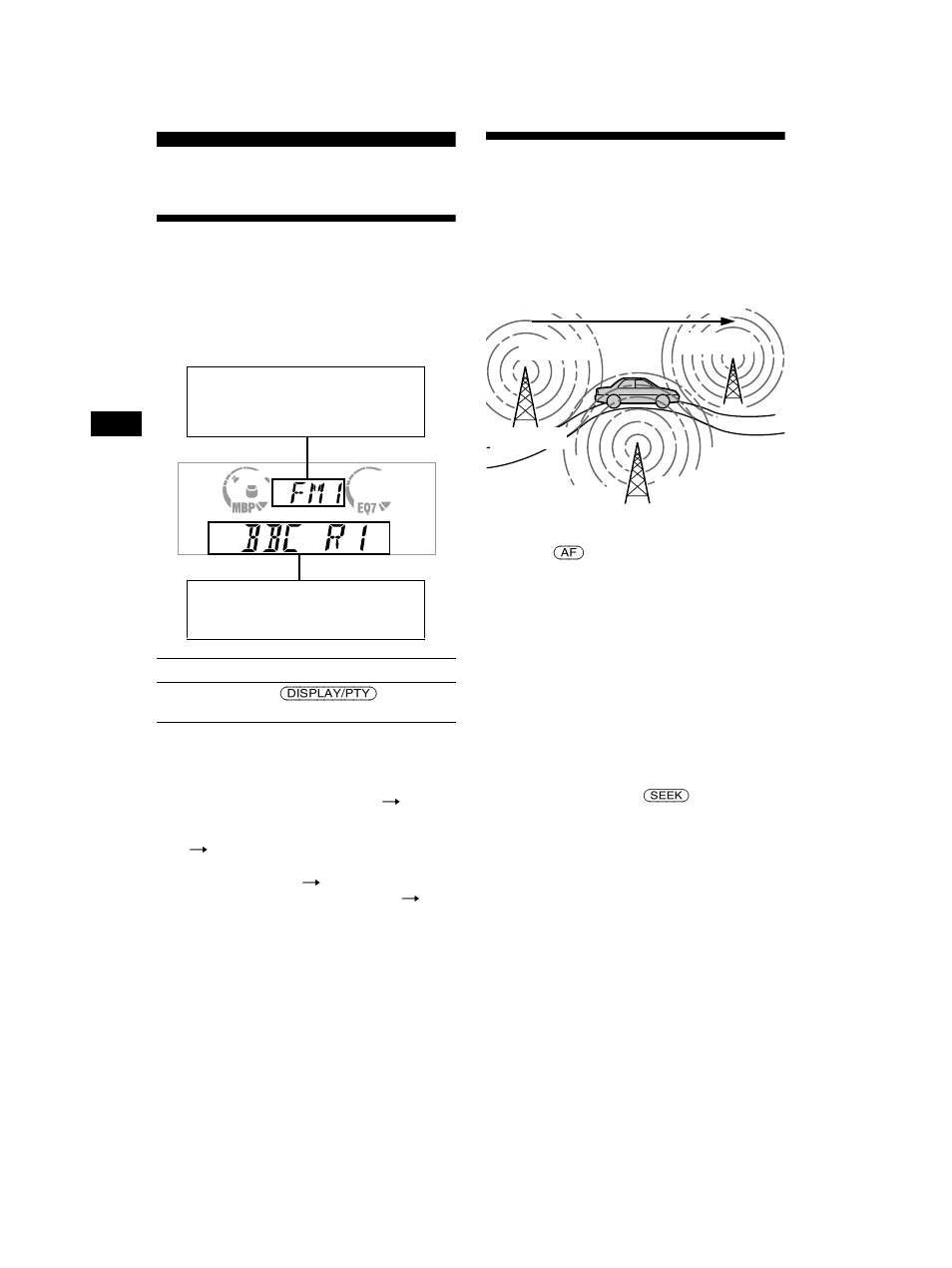 Overview of rds, Af function, Automatic retuning for best reception results | Sony CDX-CA650V User Manual | Page 16 / 138