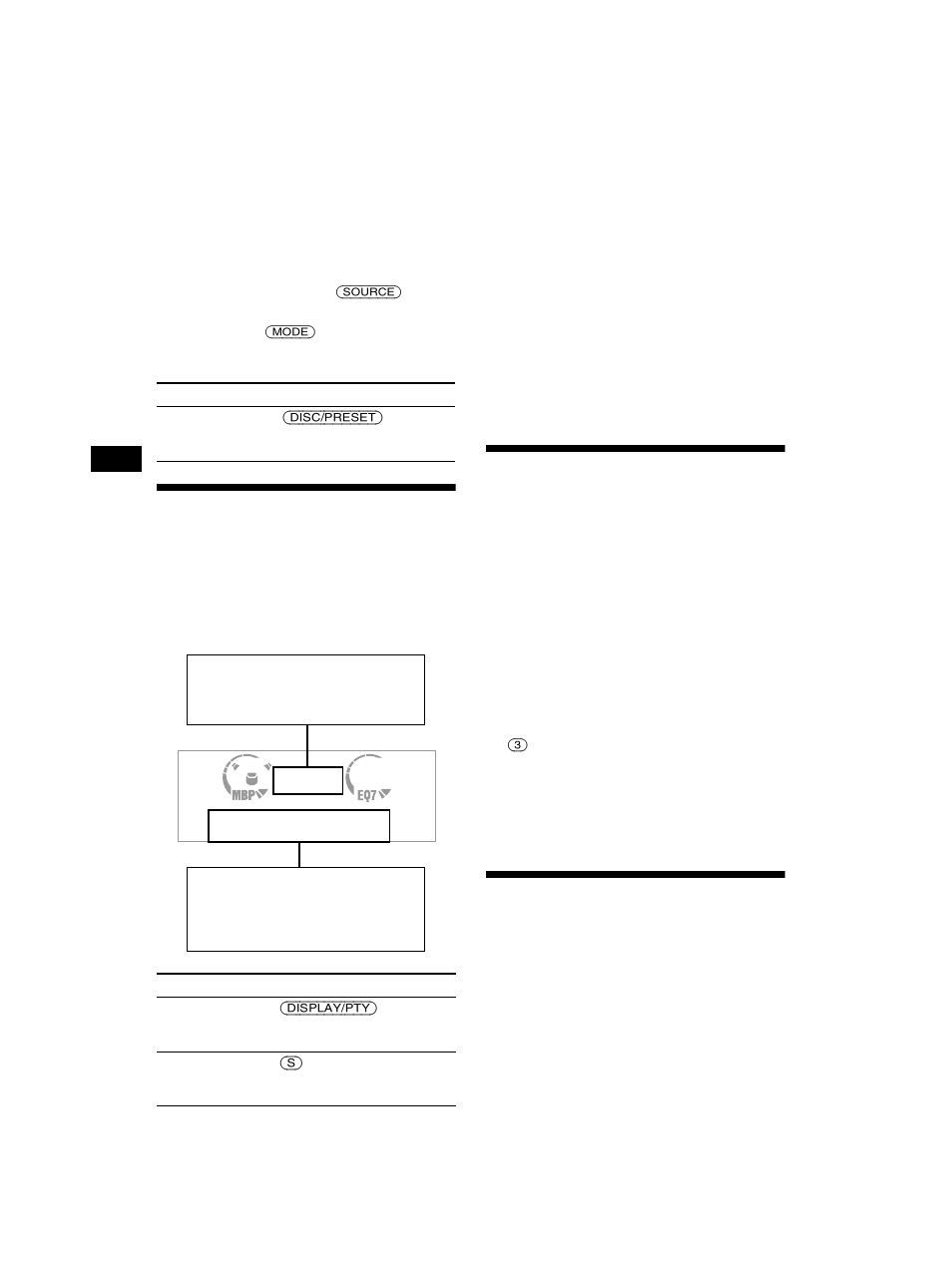 Anzeigen im display, Réglage de l’horloge, Repeat play | Wiedergeben von titeln in willkürlicher, Reihenfolge — shuffle play, Wiederholtes wiedergeben von titeln | Sony CDX-CA650V User Manual | Page 38 / 138