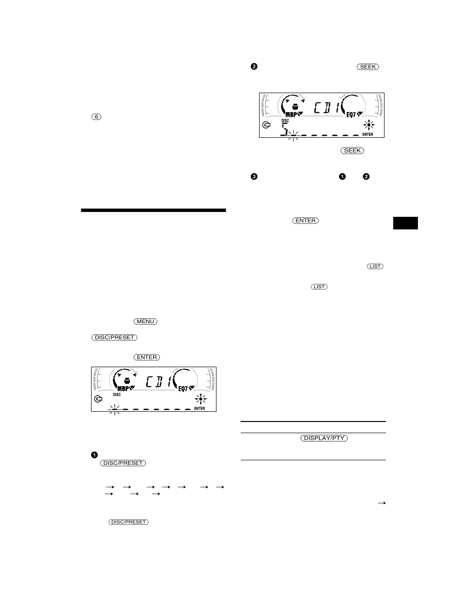 Benennen einer cd, Disc memo | Sony CDX-CA650V User Manual | Page 39 / 138