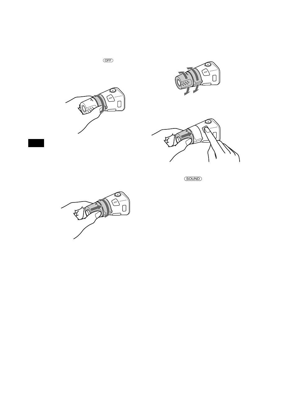 Utilisation du satellite de commande, Regolazione delle caratteristiche dell’audio | Sony CDX-CA650V User Manual | Page 48 / 138