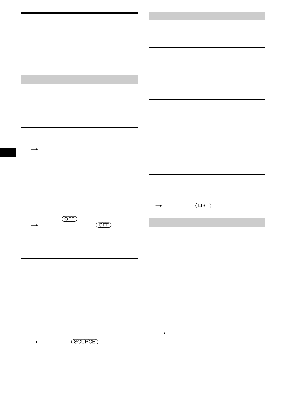 Dépannage, Messaggi e indicazioni di errore, 26 dépannage | Sony CDX-CA650V User Manual | Page 82 / 138