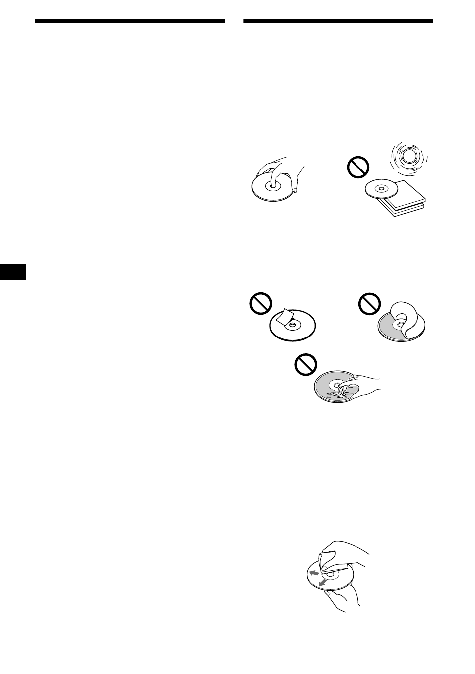 Precauzioni, Note sui dischi, 6precauzioni | Sony CDX-CA650V User Manual | Page 88 / 138