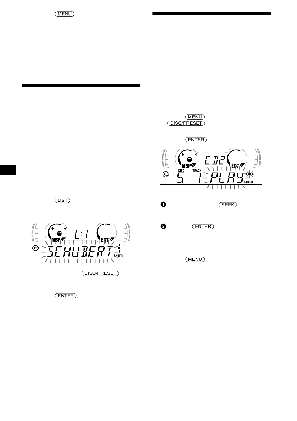 Ricerca di un disco in base al nome, Selezione di brani specifici per la riproduzione | Sony CDX-CA650V User Manual | Page 94 / 138