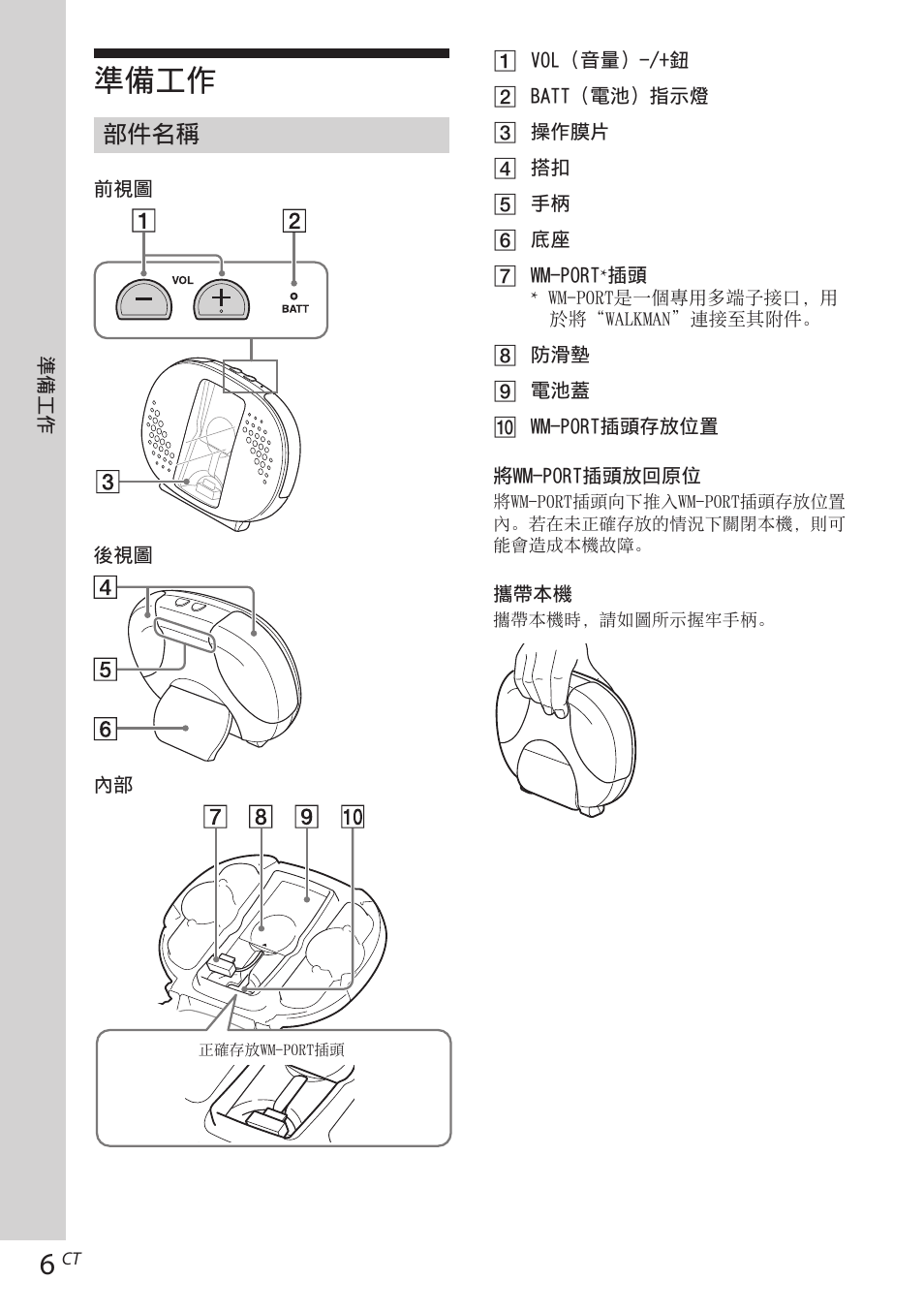 準備工作 | Sony RDP-NWR100 User Manual | Page 138 / 156