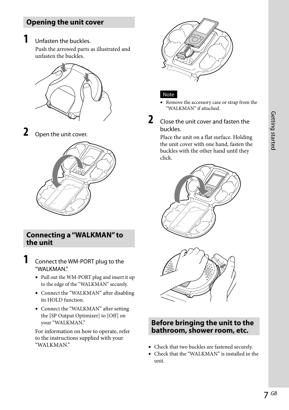Sony RDP-NWR100 User Manual | Page 7 / 156