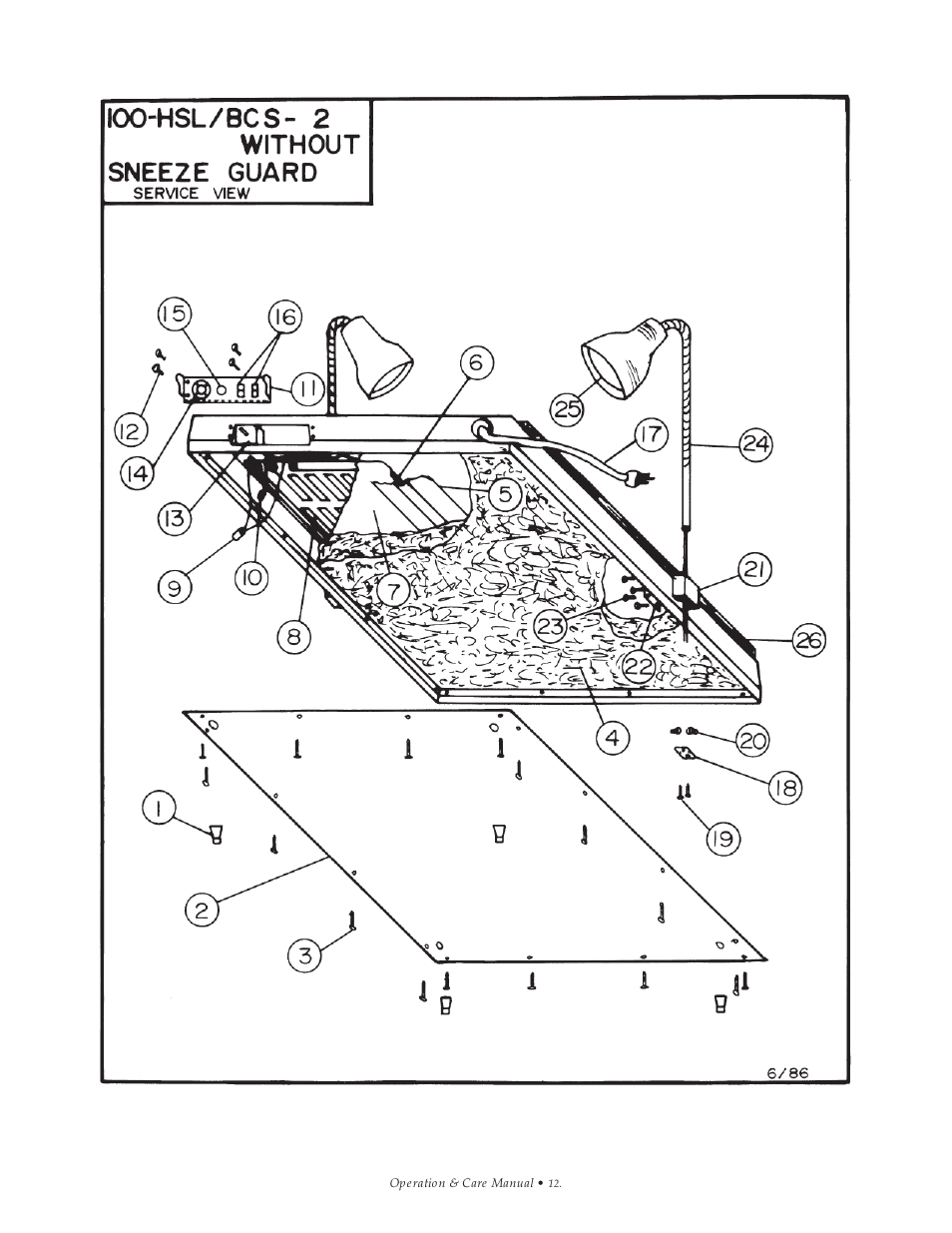 Alto-Shaam Hot Carving Shelf 100-HSL/BCS-2S User Manual | Page 13 / 19