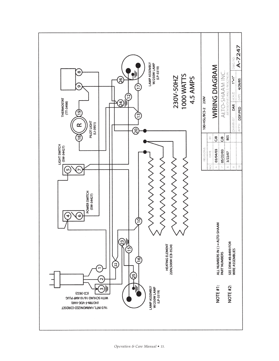 Alto-Shaam Hot Carving Shelf 100-HSL/BCS-2S User Manual | Page 16 / 19