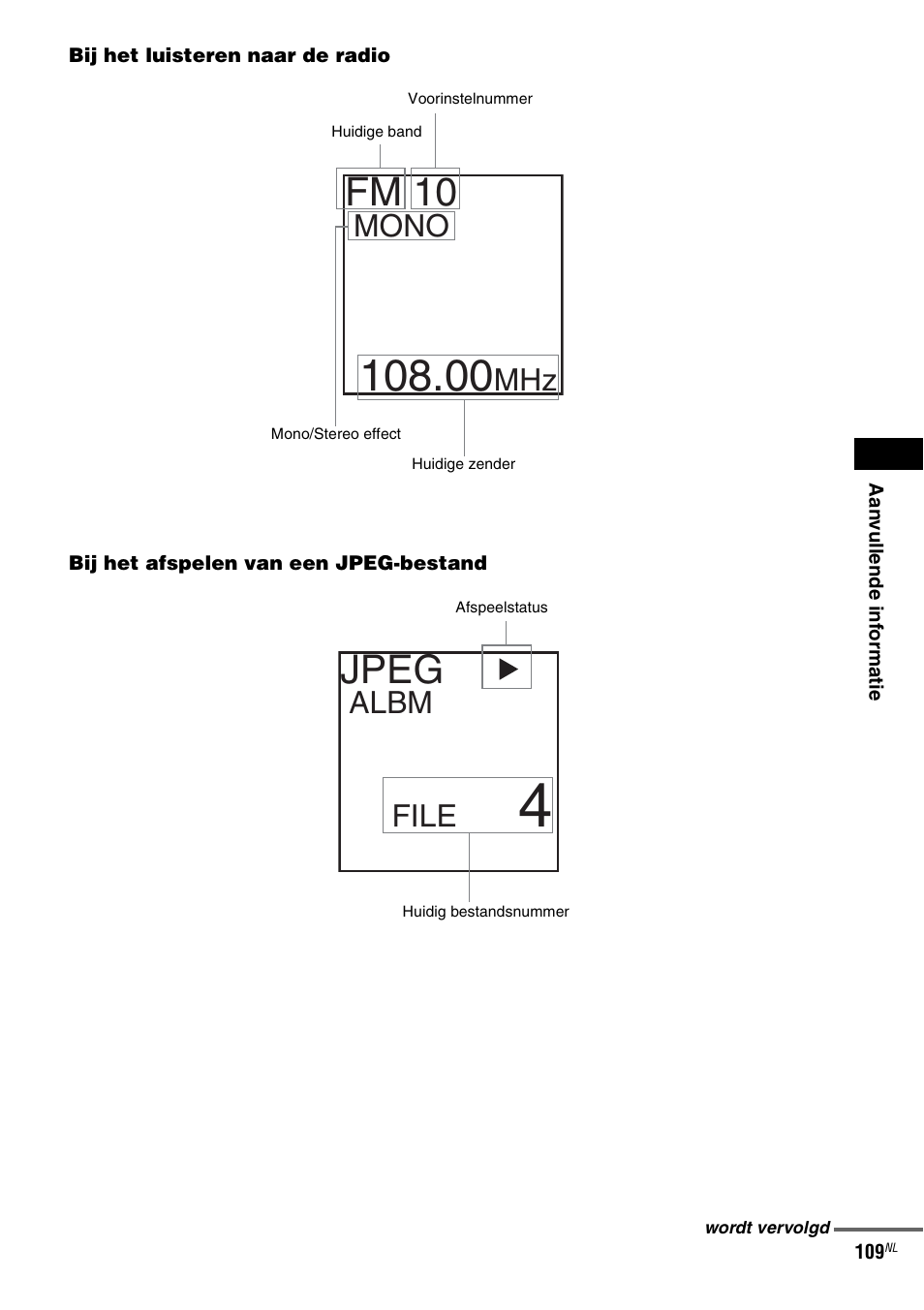Fm 10, Jpeg, Mono | Albm, File | Sony DAV-LF1 User Manual | Page 109 / 488