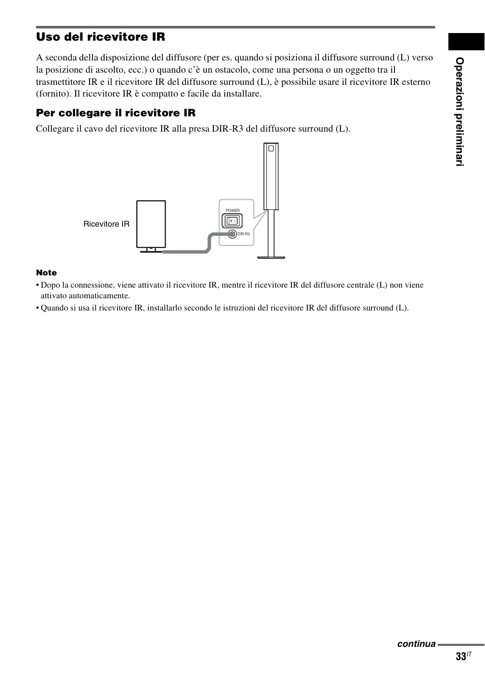 Uso del ricevitore ir | Sony DAV-LF1 User Manual | Page 153 / 488