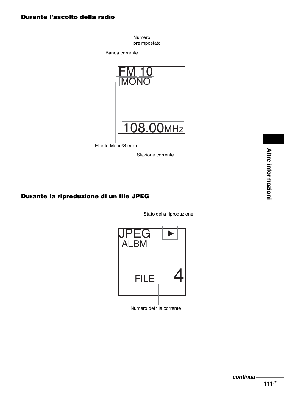 Fm 10, Jpeg, Mono | Albm, File | Sony DAV-LF1 User Manual | Page 231 / 488
