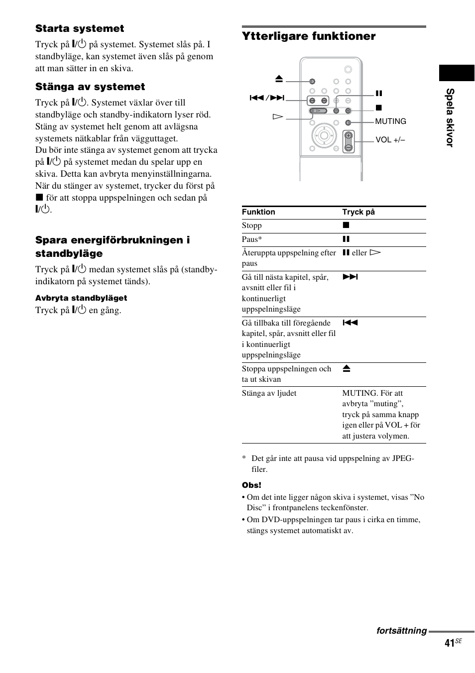 Ytterligare funktioner | Sony DAV-LF1 User Manual | Page 281 / 488
