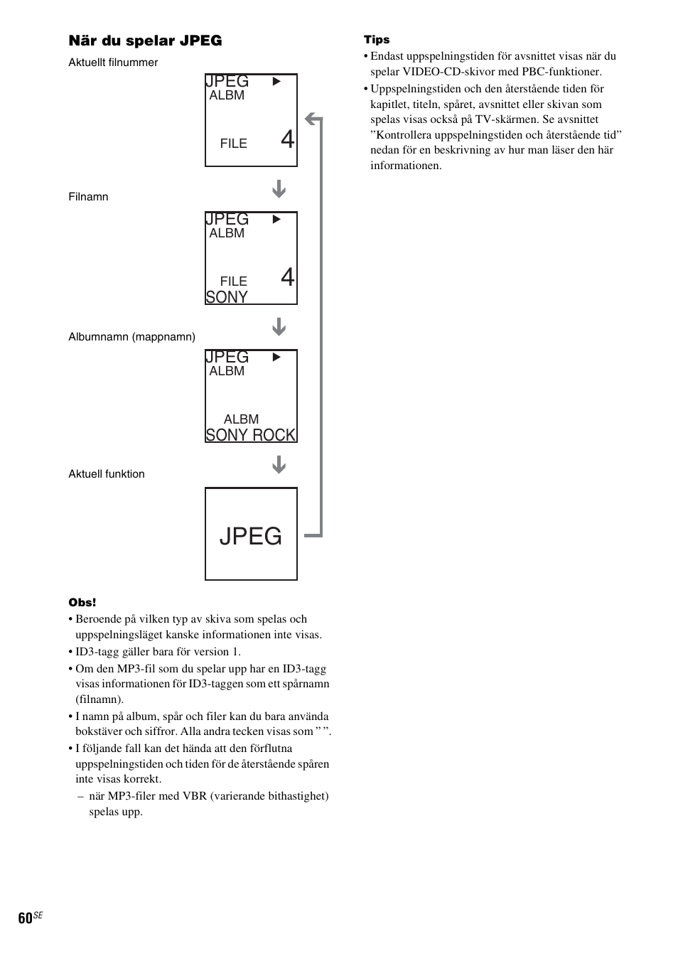 Jpeg, Sony, Sony rock | Sony DAV-LF1 User Manual | Page 300 / 488