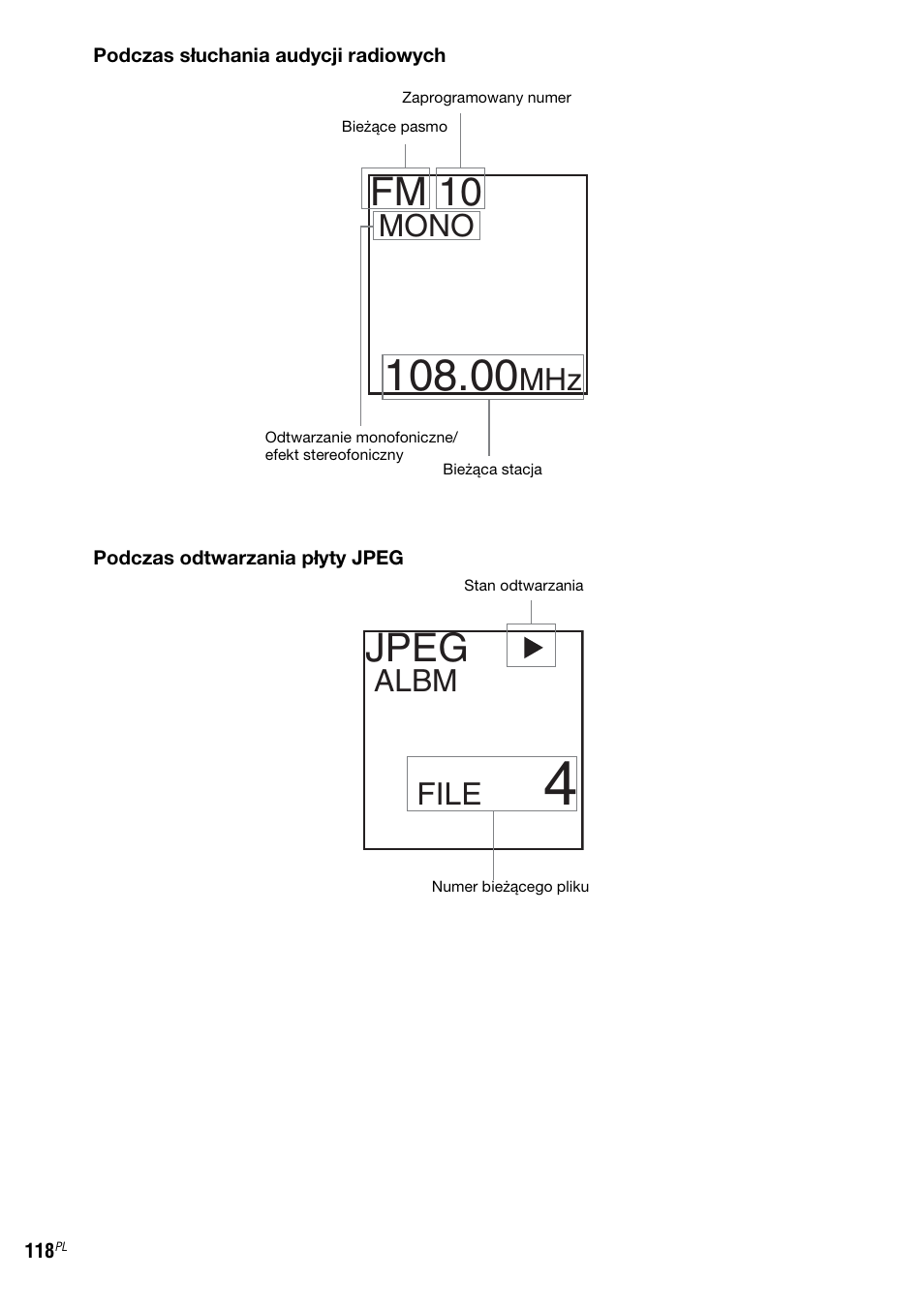 Fm 10, Jpeg, Mono | Albm, File | Sony DAV-LF1 User Manual | Page 476 / 488
