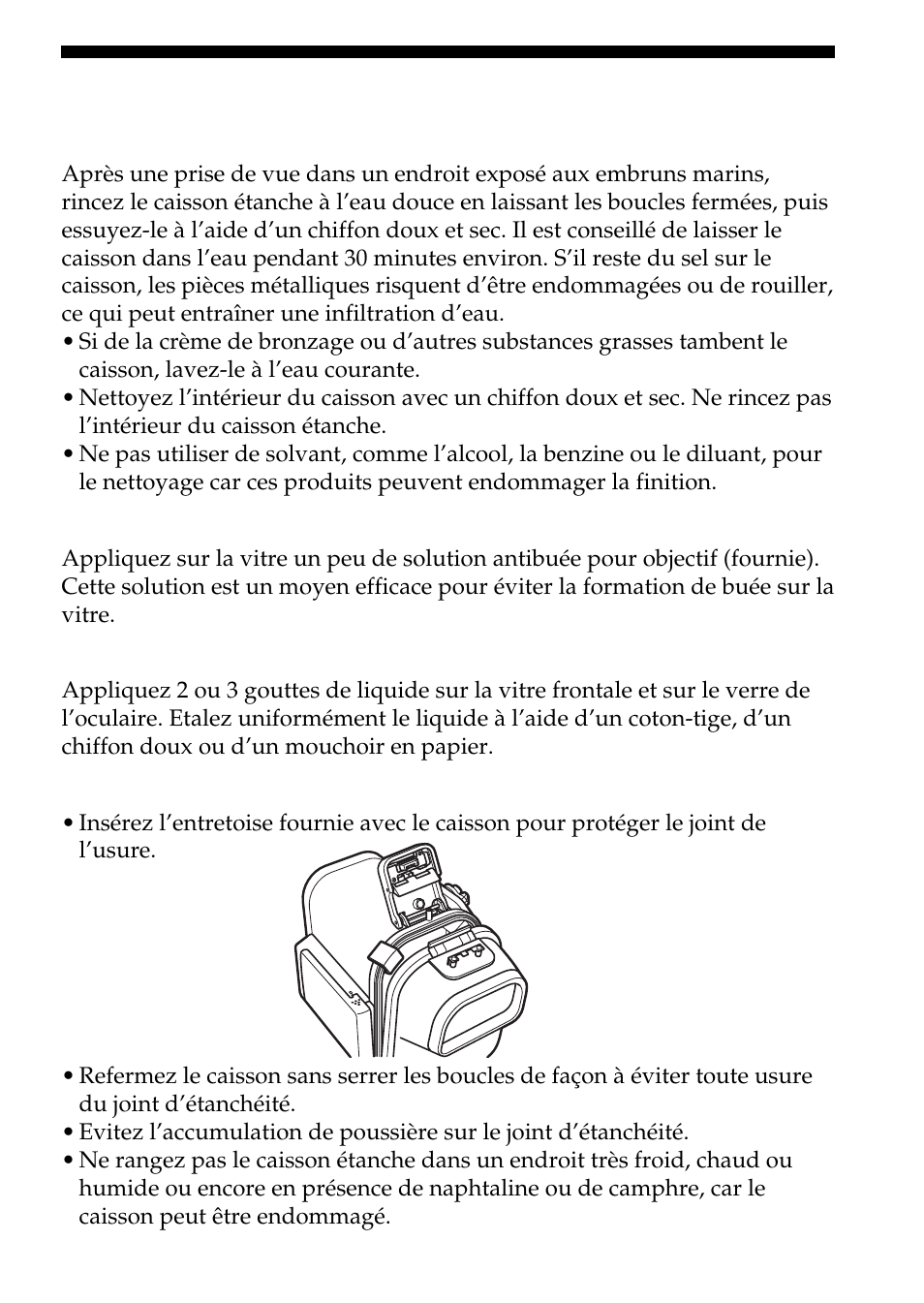 Entretien | Sony SPK-HC User Manual | Page 27 / 292