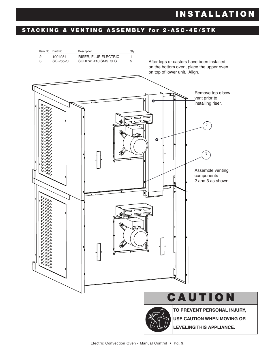 Alto-Shaam ASC-2E User Manual | Page 10 / 33