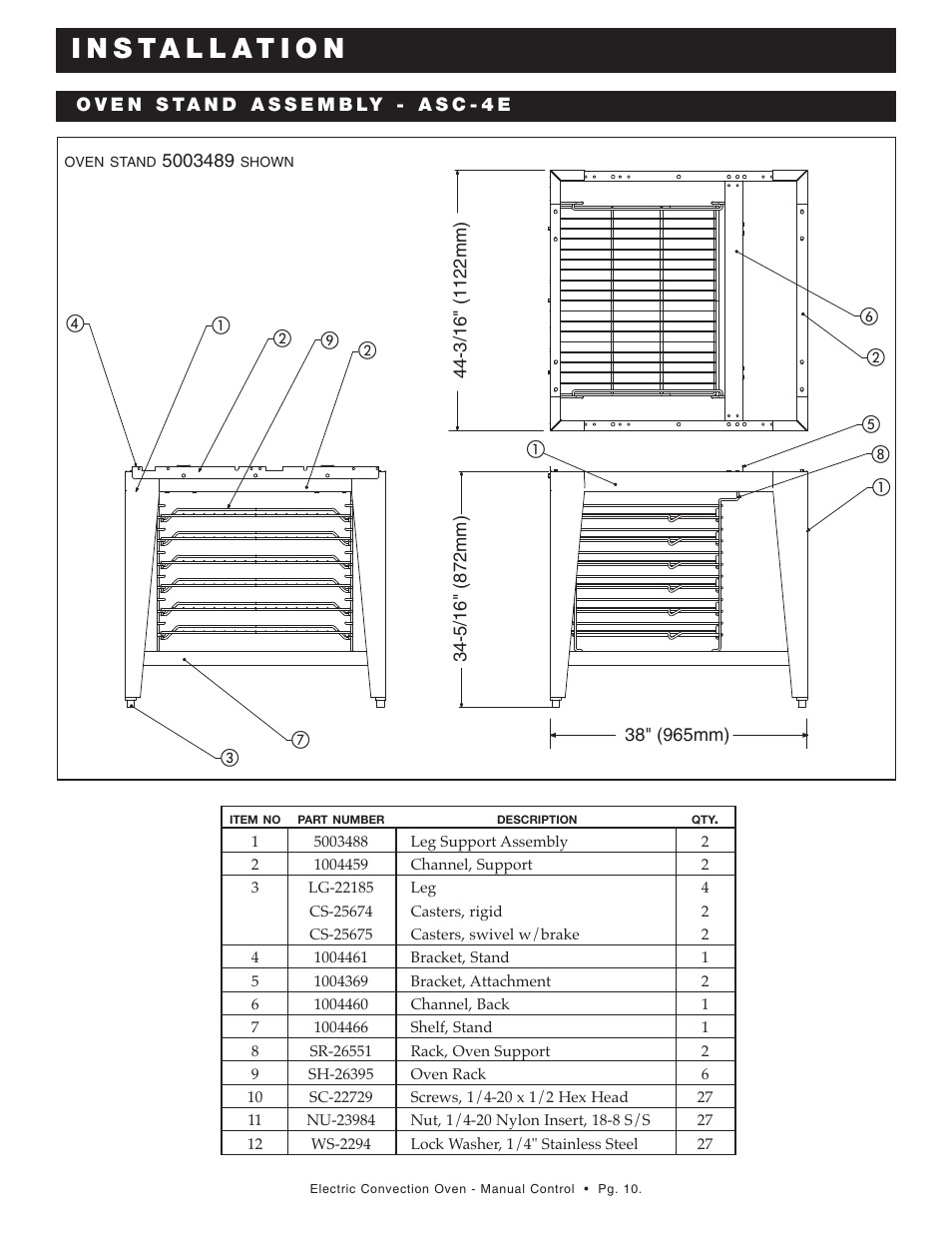 Alto-Shaam ASC-2E User Manual | Page 11 / 33