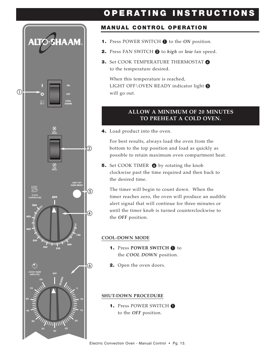 Alto-Shaam ASC-2E User Manual | Page 14 / 33