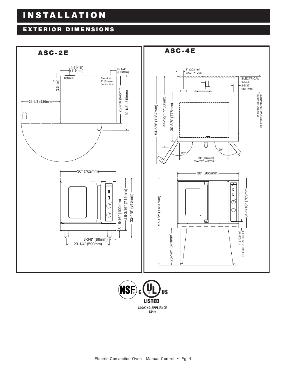 Alto-Shaam ASC-2E User Manual | Page 5 / 33