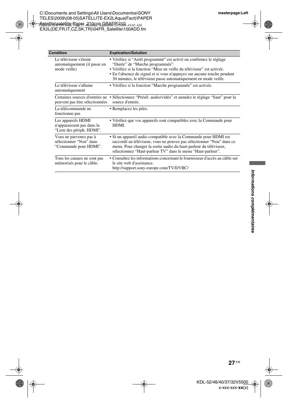 Sony KDL-37W5810 User Manual | Page 105 / 186