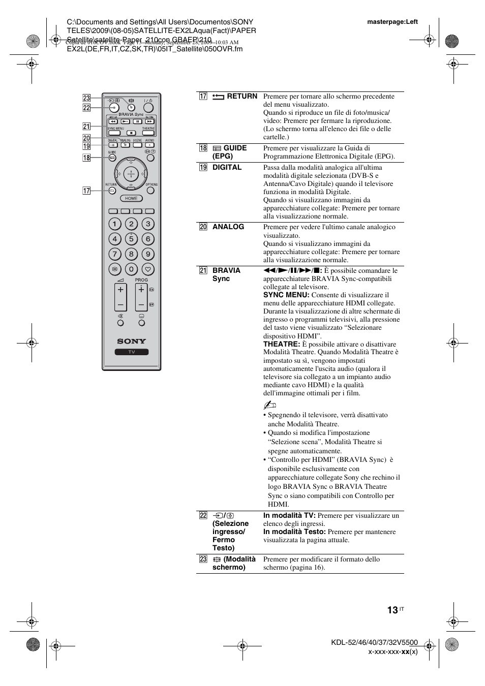 Sony KDL-37W5810 User Manual | Page 117 / 186