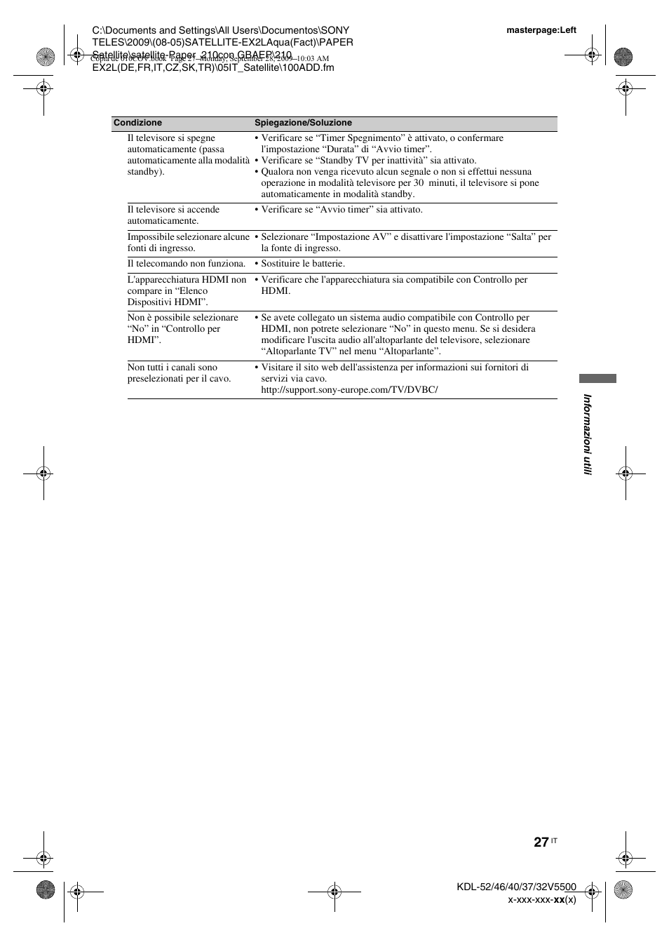 Sony KDL-37W5810 User Manual | Page 131 / 186