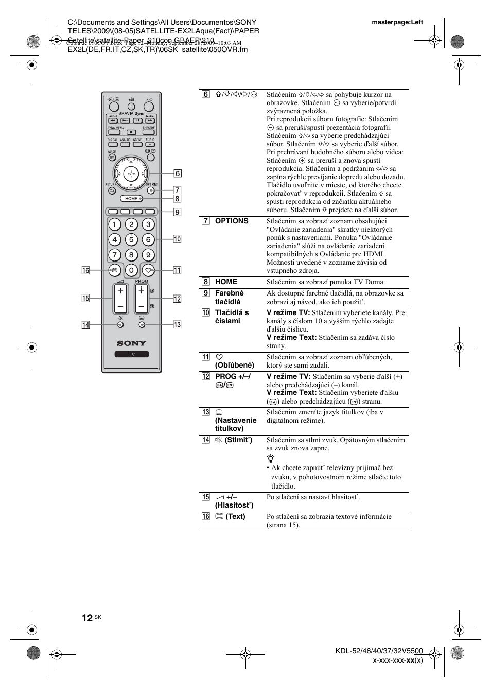 Sony KDL-37W5810 User Manual | Page 144 / 186