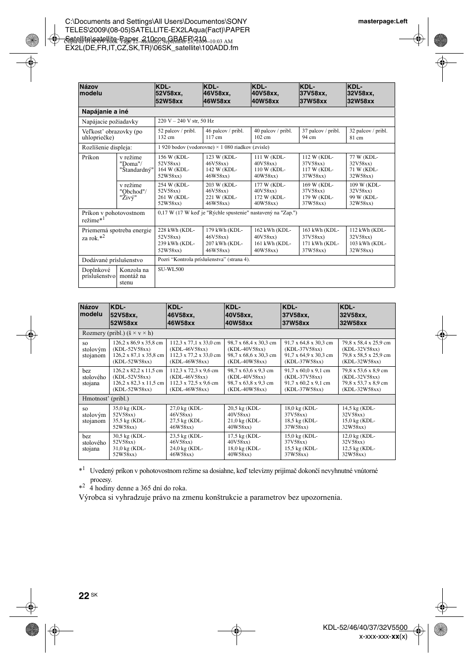Sony KDL-37W5810 User Manual | Page 154 / 186