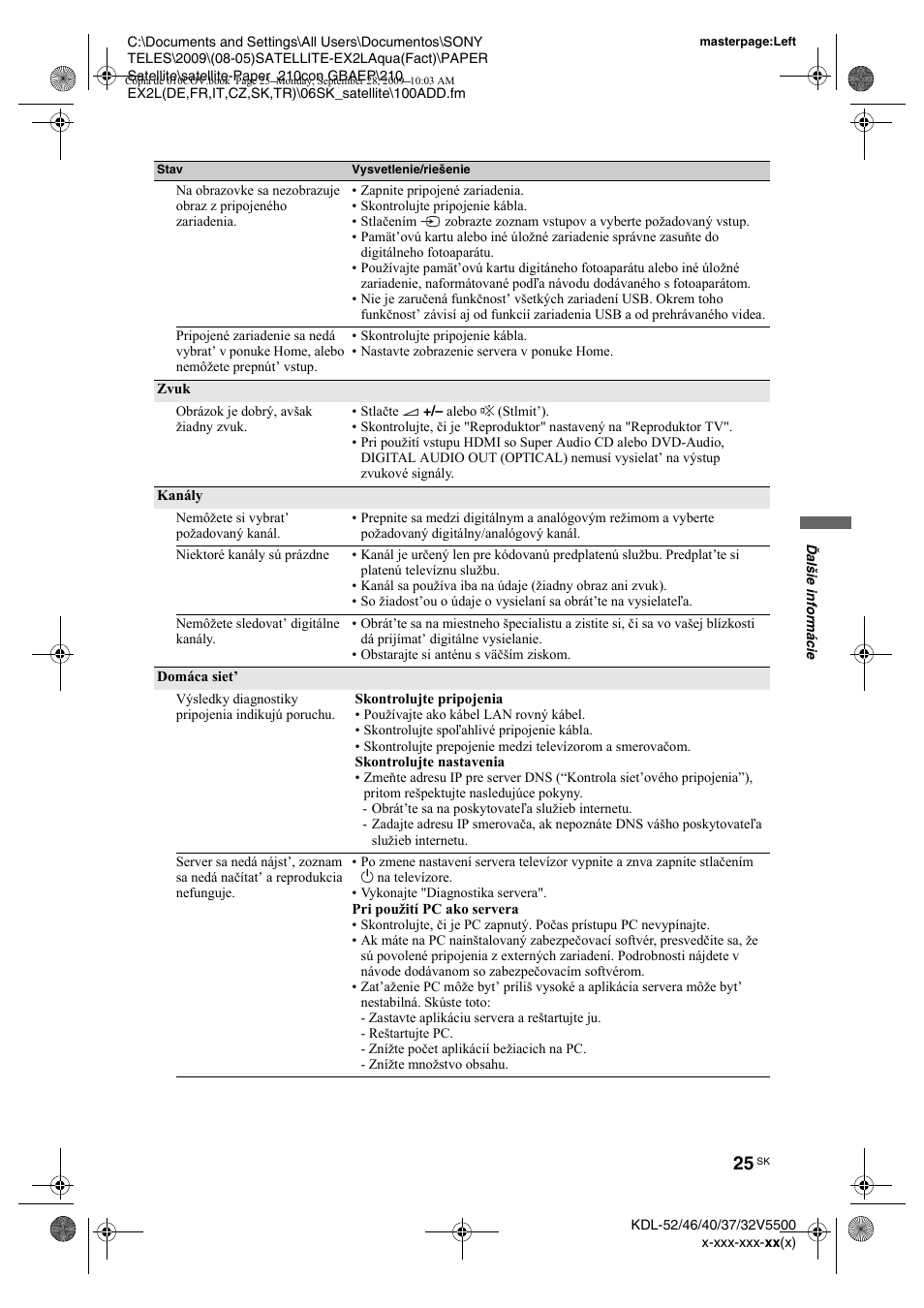 Sony KDL-37W5810 User Manual | Page 157 / 186