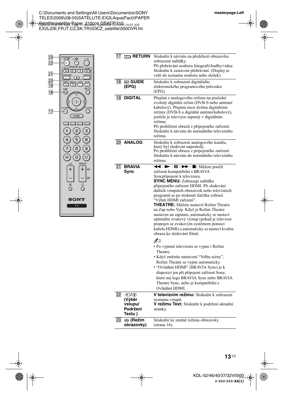 Sony KDL-37W5810 User Manual | Page 65 / 186