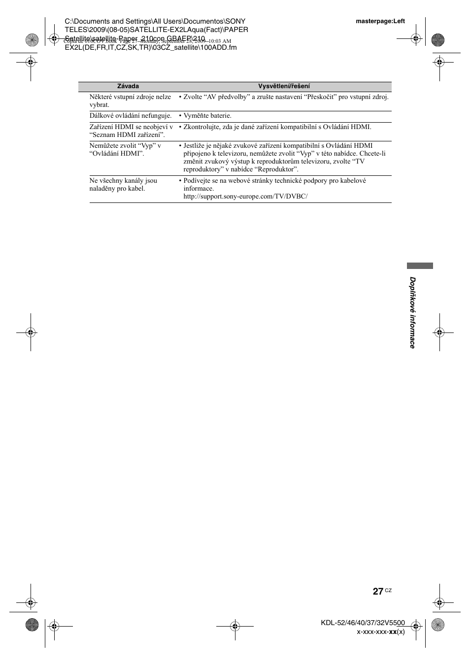 Sony KDL-37W5810 User Manual | Page 79 / 186