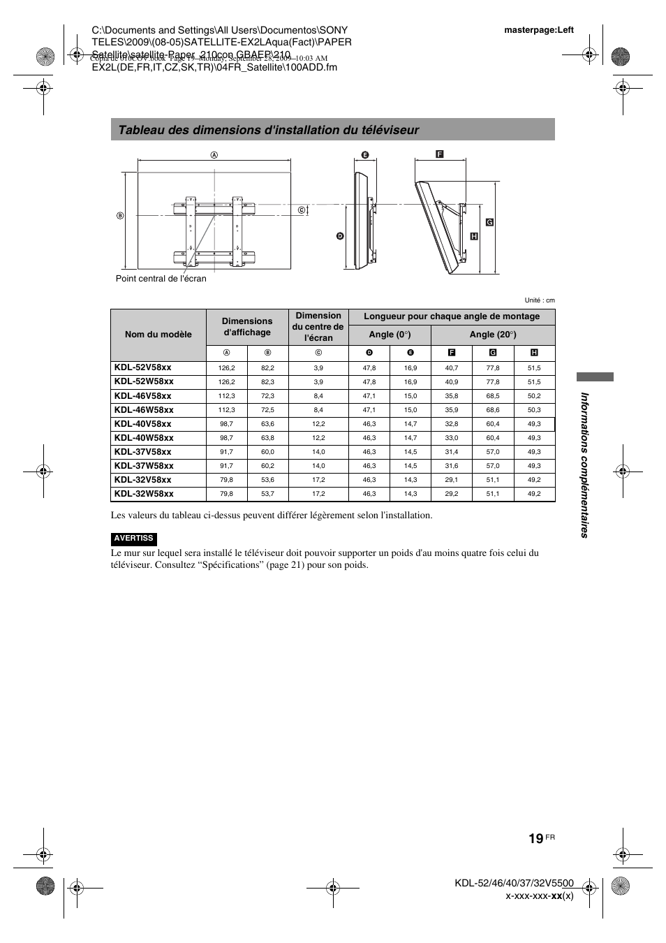 Sony KDL-37W5810 User Manual | Page 97 / 186