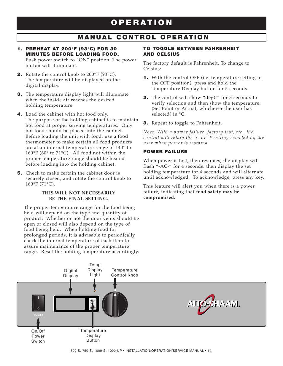 Alto-Shaam 1000-S User Manual | Page 15 / 45