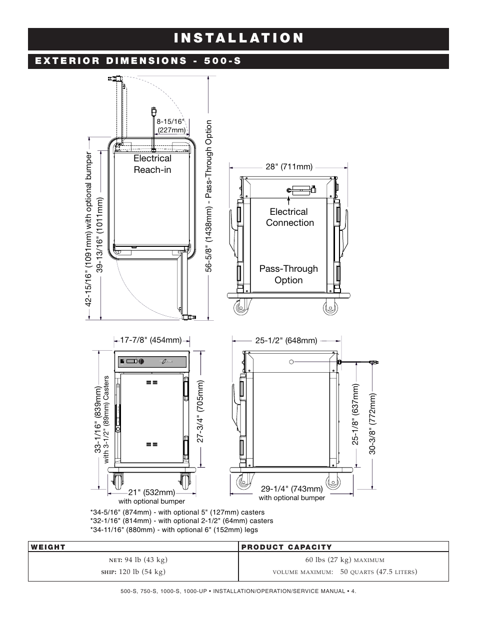 Alto-Shaam 1000-S User Manual | Page 5 / 45