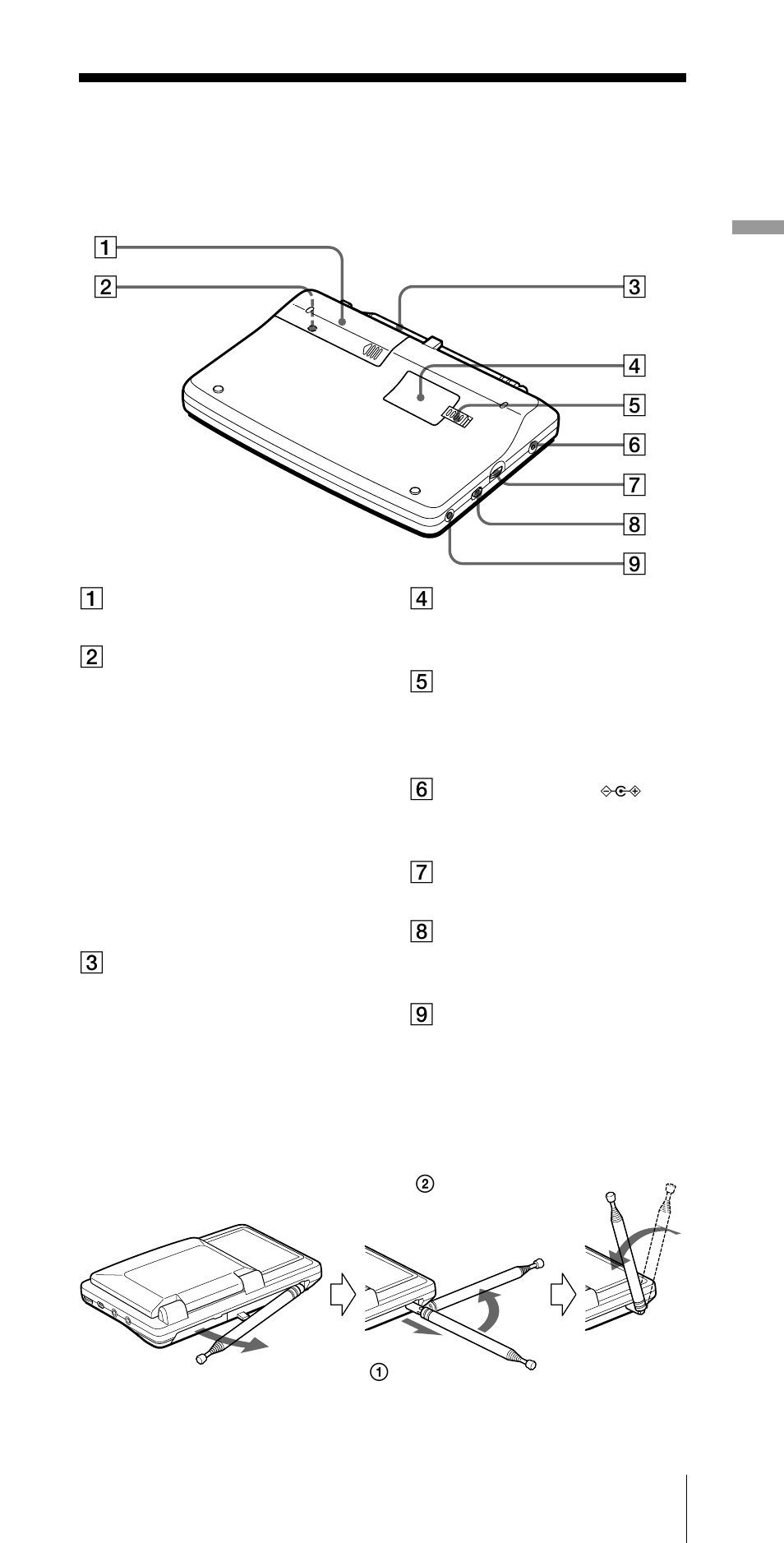 Parte de trás | Sony ICF-SW07 User Manual | Page 105 / 252